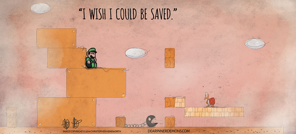 I wish I could be saved.